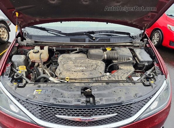 2C4RC1GG9HR627787 2017 CHRYSLER PACIFICA Burgundy Widok wnętrza z tyłu