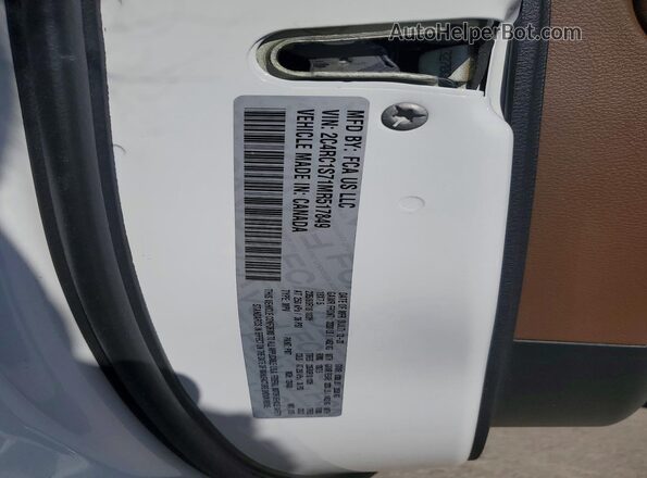 2C4RC1S71MR517849 2021 CHRYSLER PACIFICA White Vista del compartimento del motor