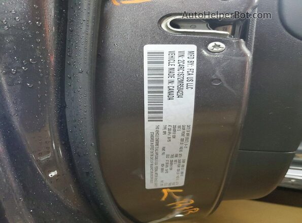 2C4RC1S72MR584234 2021 CHRYSLER PACIFICA Серый Вид подкапотного пространства