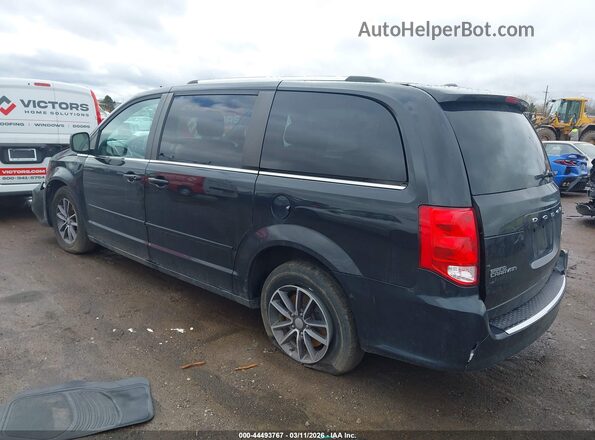 2C4RDGCG1HR573651 2017 DODGE GRAND CARAVAN Черный Задняя левая четверть
