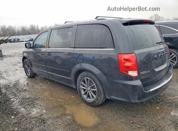 2C4RDGCG1HR699587 2017 DODGE GRAND Черный Задняя левая четверть