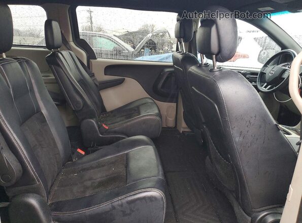 2C4RDGCG1HR699587 2017 DODGE GRAND Черный Вид задней части салона