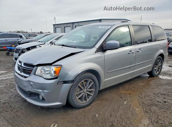 2C4RDGCG1HR853070 2017 DODGE GRAND Серебряный Передняя левая четверть