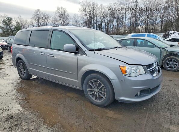 2C4RDGCG1HR853070 2017 DODGE GRAND Серебряный Передняя правая четверть
