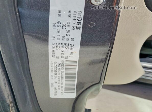 2C4RDGCG2KR545784 2019 DODGE GRAND Серый Вид наклейки с VIN-кодом