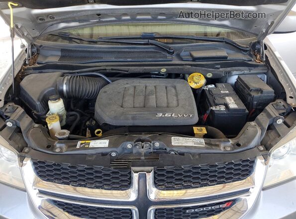 2C4RDGCG3GR317896 2016 DODGE GRAND Серебряный Вид задней части салона