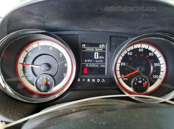 2C4RDGCG3GR317896 2016 DODGE GRAND Серебряный Вид щитка приборов