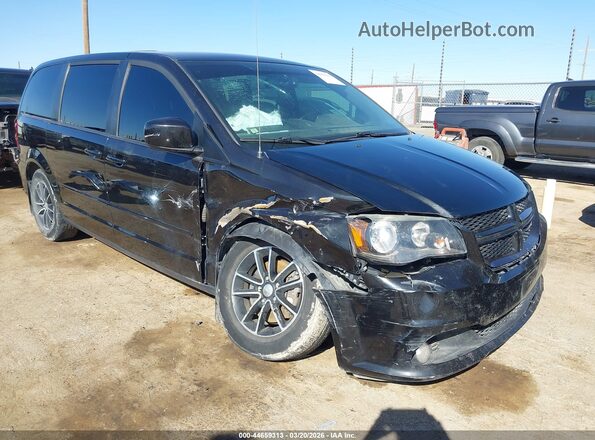 2C4RDGCG3HR646485 2017 DODGE GRAND CARAVAN Черный Передняя правая четверть