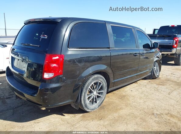 2C4RDGCG3HR646485 2017 DODGE GRAND CARAVAN Черный Задняя правая четверть