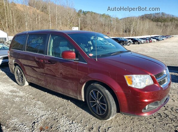 2C4RDGCG3HR805957 2017 DODGE GRAND Красный Передняя правая четверть