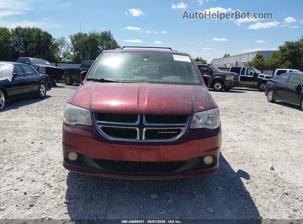2C4RDGCG4KR774595 2019 DODGE GRAND CARAVAN Красный Вид щитка приборов