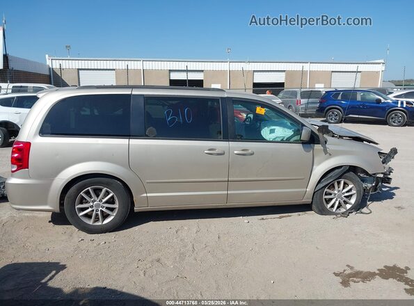2C4RDGCG5GR202247 2016 DODGE GRAND CARAVAN Tan Widok zestawu wskaźników