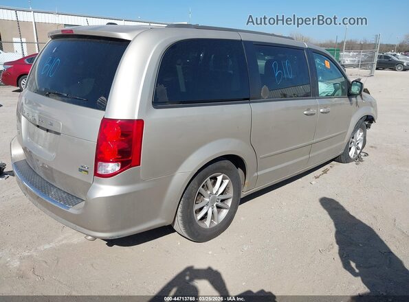 2C4RDGCG5GR202247 2016 DODGE GRAND CARAVAN Tan Tył prawy