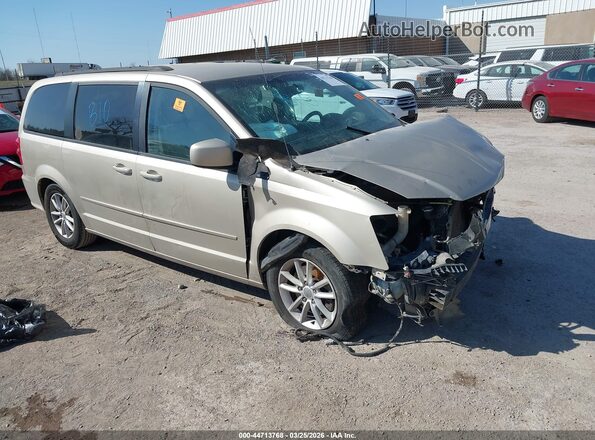 2C4RDGCG5GR202247 2016 DODGE GRAND CARAVAN Tan Przód prawy