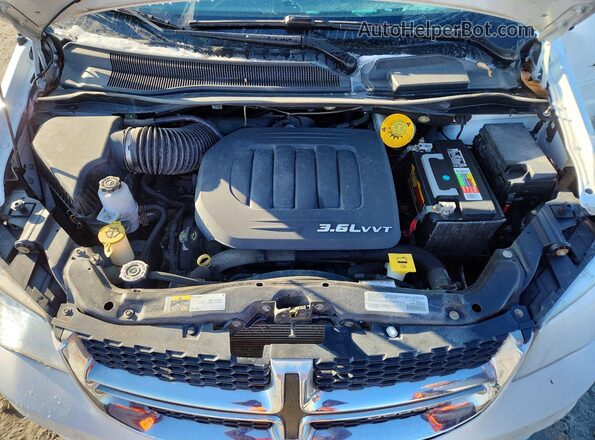 2C4RDGCG5HR806706 2017 DODGE GRAND Белый Вид подкапотного пространства
