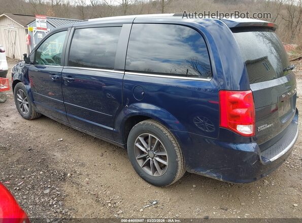 2C4RDGCG7HR730812 2017 DODGE GRAND CARAVAN Navy Задняя левая четверть