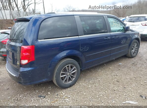 2C4RDGCG7HR730812 2017 DODGE GRAND CARAVAN Navy Задняя правая четверть