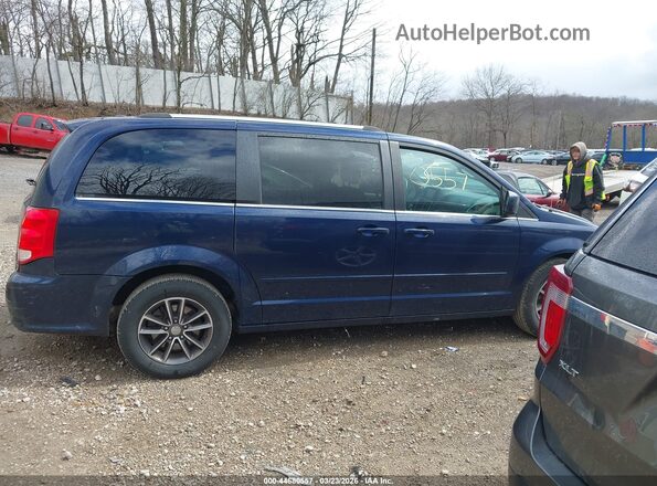 2C4RDGCG7HR730812 2017 DODGE GRAND CARAVAN Navy Вид задней части салона