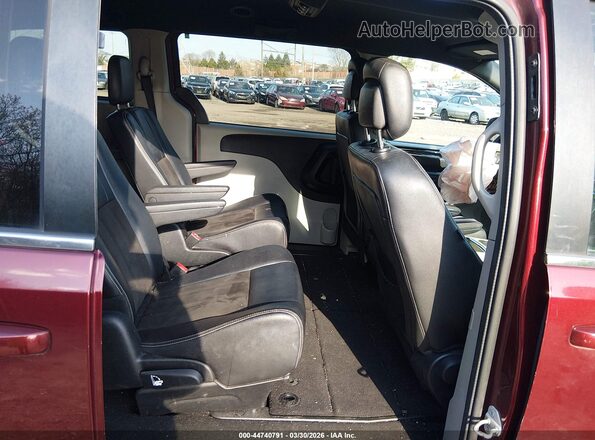 2C4RDGCG8LR154009 2020 DODGE GRAND CARAVAN Maroon Vista de la etiqueta del VIN