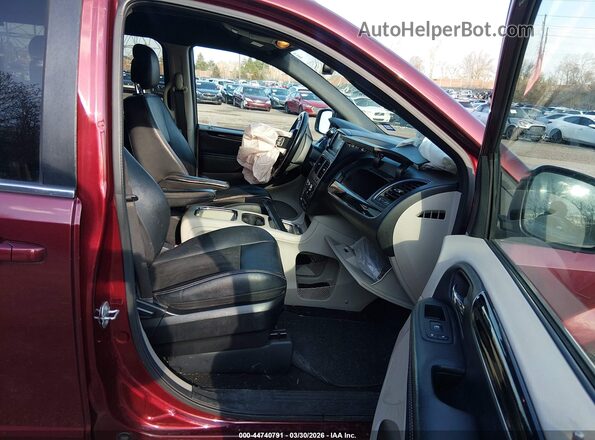2C4RDGCG8LR154009 2020 DODGE GRAND CARAVAN Maroon Vista interior delantera