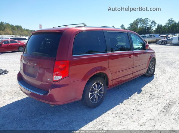 2C4RDGCGXGR134947 2016 DODGE GRAND CARAVAN Красный Задняя правая четверть