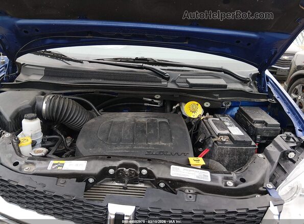 2C7WDGCG4KR698172 2019 DODGE GRAND CARAVAN Blue Widok z tyłu