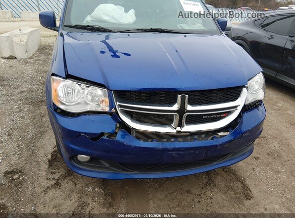 2C7WDGCG4KR698172 2019 DODGE GRAND CARAVAN Blue Widok z przodu