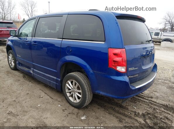 2C7WDGCG4KR698172 2019 DODGE GRAND CARAVAN Blue Tył lewy