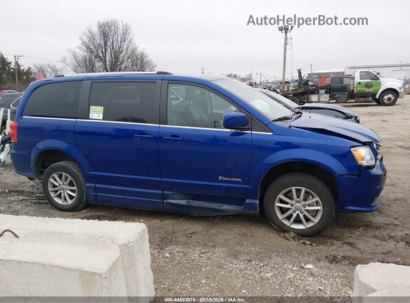 2C7WDGCG4KR698172 2019 DODGE GRAND CARAVAN Blue Widok wnętrza z tyłu