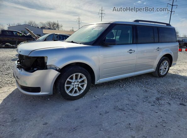 2FMGK5B82KBA27982 2019 FORD FLEX Silver Vista tres cuartos delantera izquierda