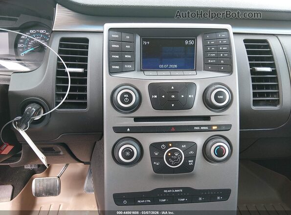 2FMGK5B84KBA13176 2019 FORD FLEX Silver 