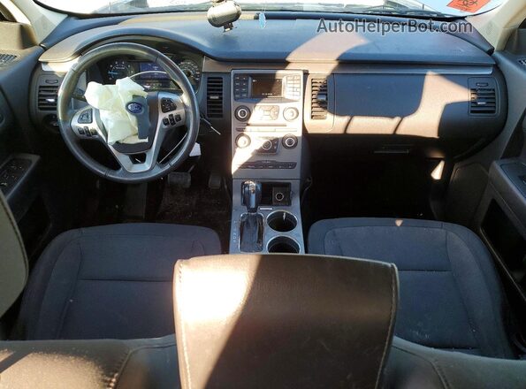 2FMGK5B86GBA22873 2016 FORD FLEX Серебряный Вид панели приборов