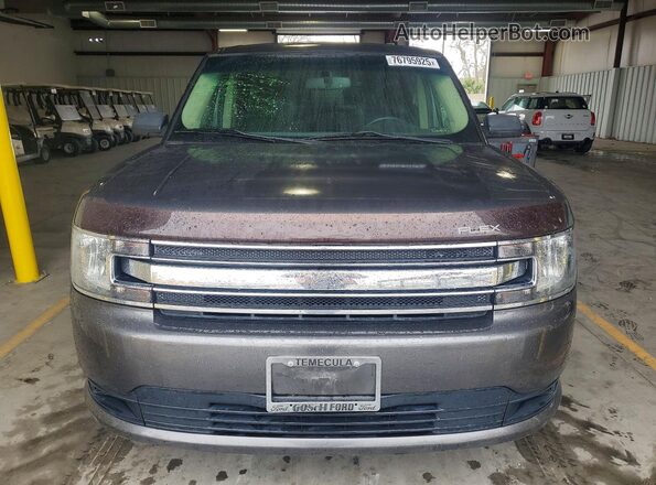 2FMGK5B86KBA27645 2019 FORD FLEX Серый Вид спереди