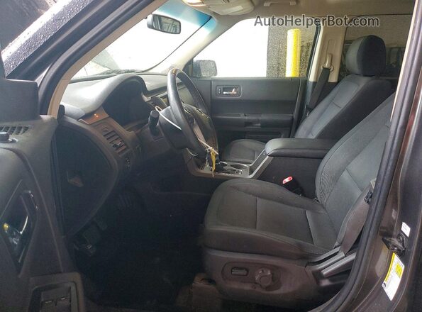 2FMGK5B86KBA27645 2019 FORD FLEX Серый Вид салона спереди