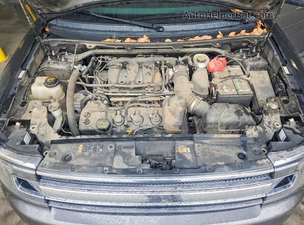 2FMGK5B86KBA27645 2019 FORD FLEX Серый Вид подкапотного пространства