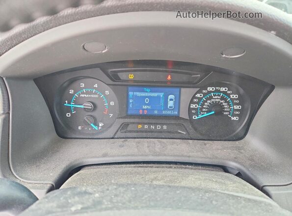 2FMGK5B89GBA22530 2016 FORD FLEX Серебряный Вид щитка приборов