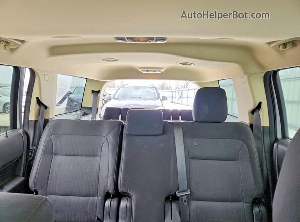 2FMGK5B89GBA22530 2016 FORD FLEX Серебряный Вид задних сидений