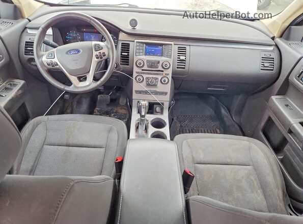 2FMGK5B89GBA22530 2016 FORD FLEX Серебряный Вид панели приборов