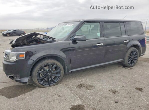 2FMGK5C80KBA34508 2019 FORD FLEX Черный Передняя левая четверть