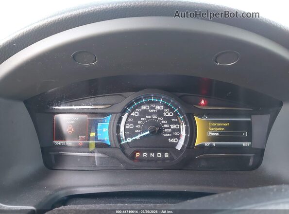 2FMGK5C82KBA36924 2019 FORD FLEX Red Widok tylnych siedzeń