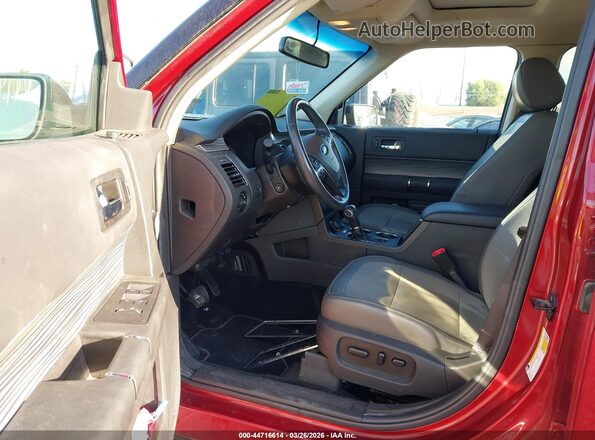 2FMGK5C82KBA36924 2019 FORD FLEX Red Widok wnętrza z przodu