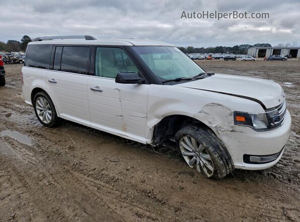 2FMGK5C83JBA11447 2018 FORD FLEX Белый Передняя правая четверть
