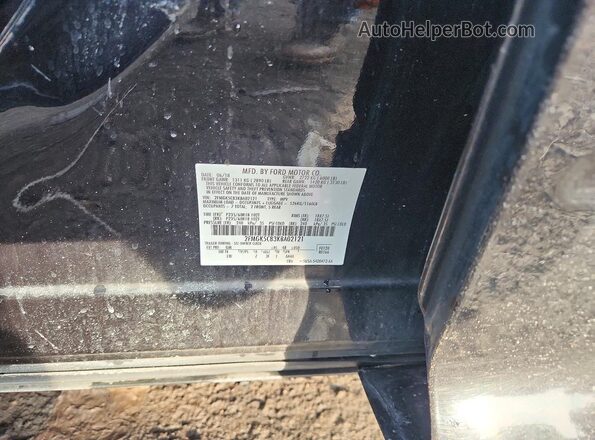 2FMGK5C83KBA02121 2019 FORD FLEX Black Հետևի նստատեղերի տեսք