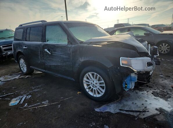 2FMGK5C83KBA02121 2019 FORD FLEX Black Առջևի ձախ երեք քառորդ տեսարան