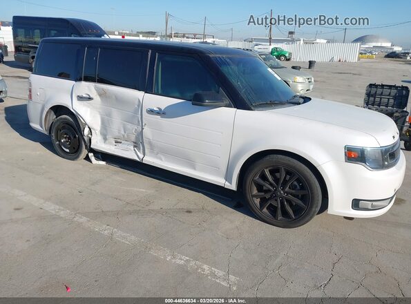2FMGK5C84GBA24118 2016 FORD FLEX Белый Передняя правая четверть