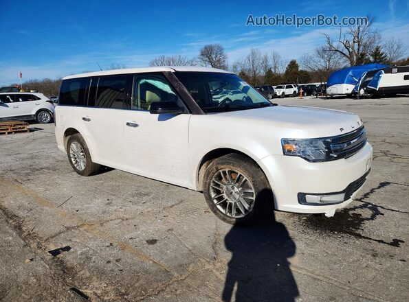 2FMGK5C85GBA18294 2016 FORD FLEX Белый Передняя правая четверть