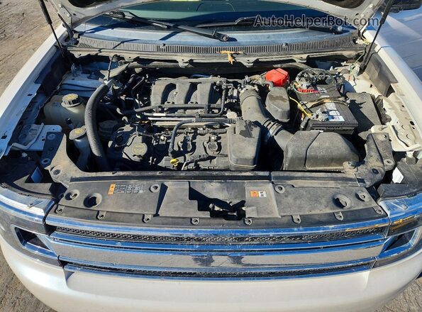 2FMGK5C85GBA18294 2016 FORD FLEX Белый Вид подкапотного пространства