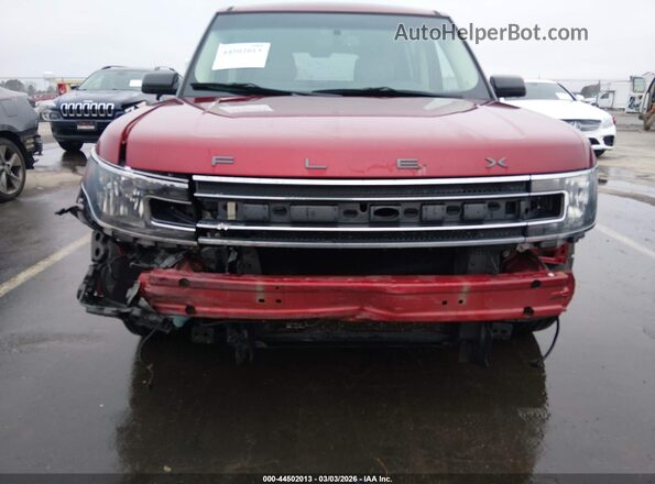 2FMGK5C86GBA13069 2016 FORD FLEX Red Widok z przodu