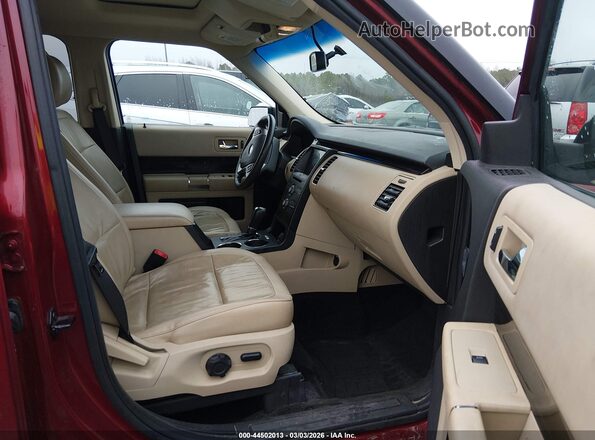 2FMGK5C86GBA13069 2016 FORD FLEX Red Widok wnętrza z przodu