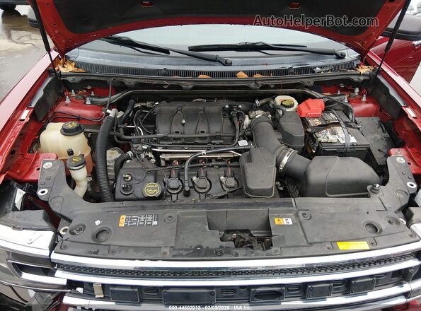 2FMGK5C86GBA13069 2016 FORD FLEX Red Widok z tyłu
